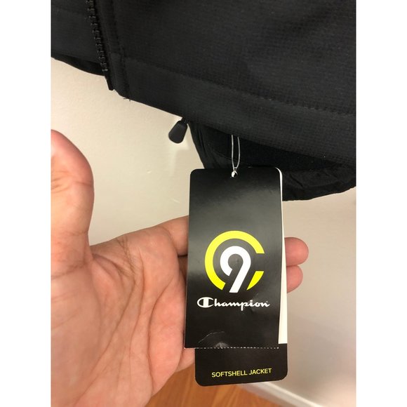 NWT Champion Black Zip Up Jacket size medium - Picture 4 of 10